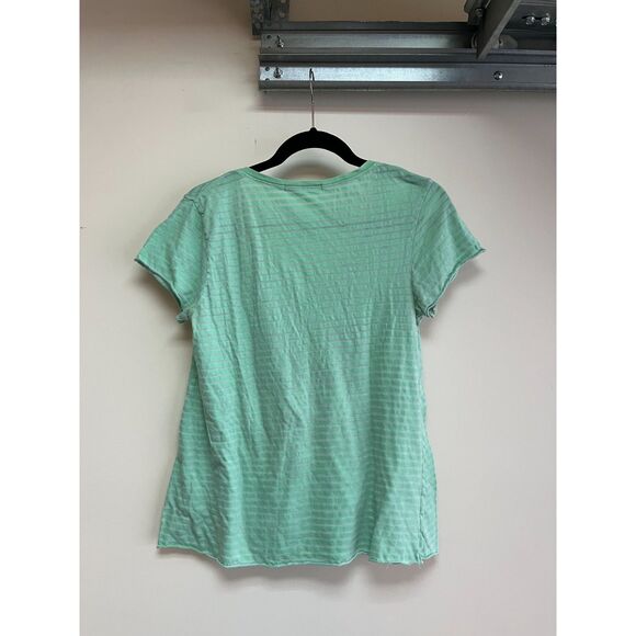 Wildfox tee LOVE graphic green stripes - semi sheer t-shirt - Picture 3 of 3